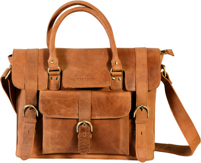 

Urban Forest 14 inch Laptop Messenger Bag(Tan), Cognac