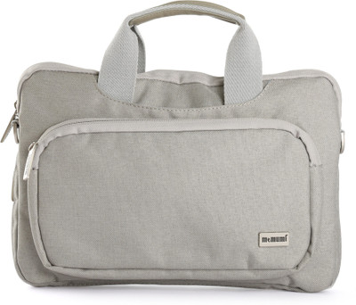 

Memumi 11 inch Laptop Messenger Bag(Grey), Light grey
