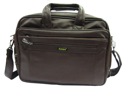 

Easies 15 inch Expandable Laptop Messenger Bag(Brown)