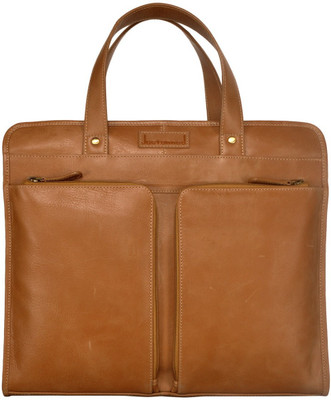 

Justanned 15 inch Expandable Laptop Messenger Bag(Tan), Tan-01