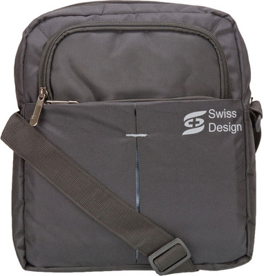 

Swiss Design 11 inch Laptop Messenger Bag(Black)