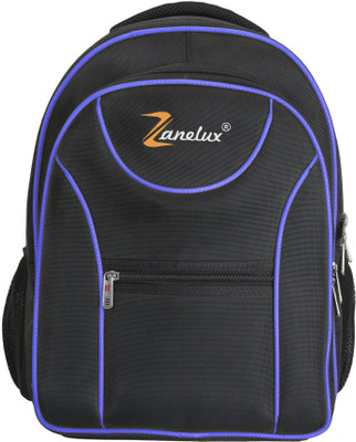 

Zanelux 18 inch Laptop Backpack(Black, Blue)