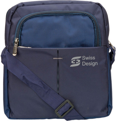 

Swiss Design 11 inch Laptop Messenger Bag(Blue)