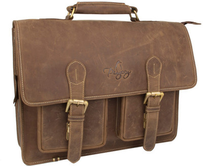 

pingooz 13 inch Laptop Messenger Bag(Brown), Coffee brown