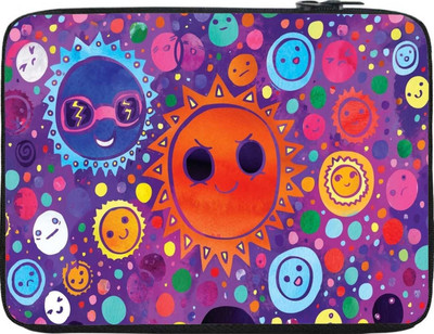 

Snoogg 15 inch Expandable Sleeve/Slip Case(Multicolor)