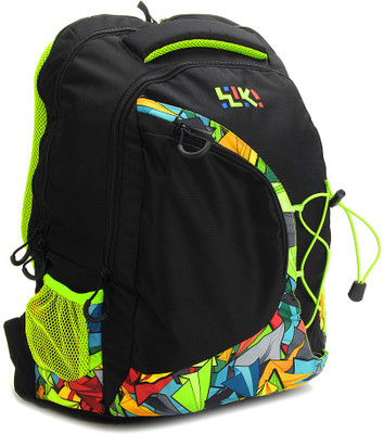 

Wildcraft 14 inch Laptop Backpack(Black, Green)