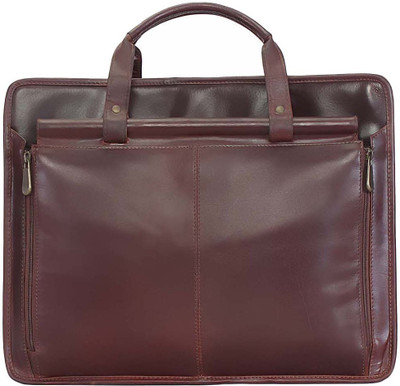 

Brune 15 inch Laptop Messenger Bag(Maroon), Burgundy