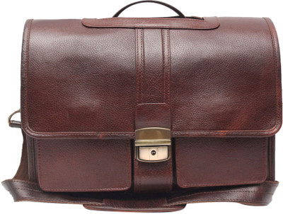 

C Comfort 11 inch Expandable Laptop Messenger Bag(Brown), El43 brown