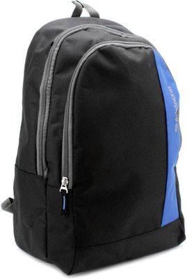 

Aristocrat Laptop Backpack(Black, Blue), Black with royal blue