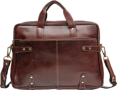 

Amigo 15 inch Laptop Messenger Bag(Brown)