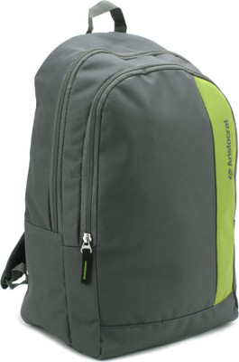 

Aristocrat Laptop Backpack(Grey, Green), Grey with green
