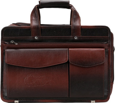 

Elligator 15 inch Expandable Laptop Messenger Bag(Brown), Brownel050