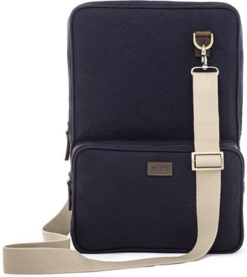 

Viari 15 inch Laptop Messenger Bag(Blue), Navy blue
