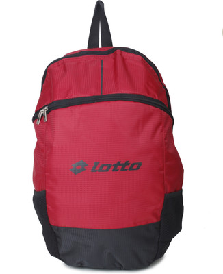 

Lotto 15 inch Laptop Backpack(Maroon), Black-015