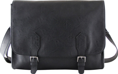 

Mohawk 14 inch Laptop Messenger Bag(Black)