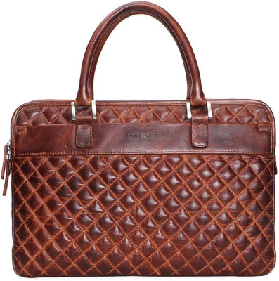 

Brune 14 inch Laptop Messenger Bag(Tan)