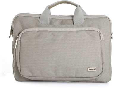 

Memumi 13 inch Laptop Messenger Bag(Grey), Light grey