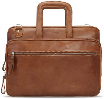 

Brune 13 inch Laptop Messenger Bag(Tan)