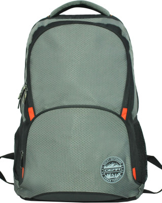 

Gear 16 inch Laptop Backpack(Black), Black - grey-orange