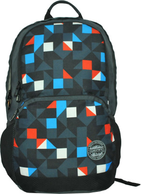 

Gear 16 inch Laptop Backpack(Grey), Grey-blue-orange