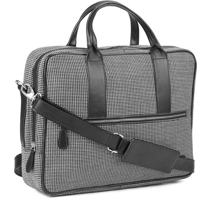 

tZaro Laptop Messenger Bag(Black, Grey), Grey and black