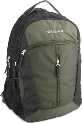

Aristocrat 15 inch Laptop Backpack(Black, Green), Olive