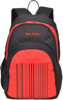 

Red Chilli 15.6 inch Laptop Backpack(Red, Black), Black;red
