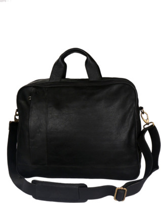 

Romari 15 inch Laptop Messenger Bag(Black), Shadow black