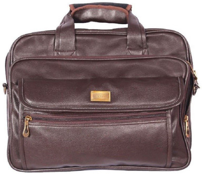 

Handcuffs 15.6 inch Laptop Messenger Bag(Brown)