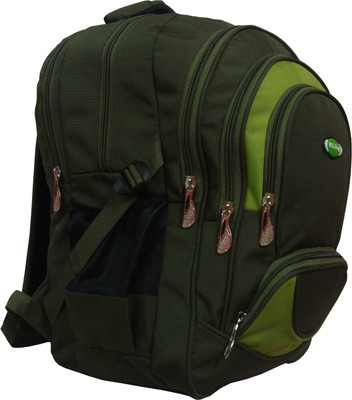 

Nl Bags fivepocketlap 25 L big Laptop Backpack(Green), Mehendi green and parrot green