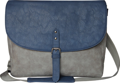 

Mohawk 14 inch Laptop Messenger Bag(Grey)