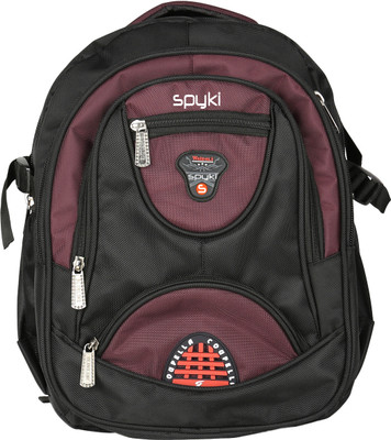 

Spyki 15 inch Laptop Backpack(Purple, Black), Purple01