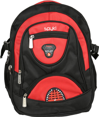 

Spyki 15 inch Laptop Backpack(Red, Black), Red01
