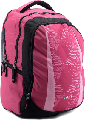 

Lavie 14 inch Laptop Backpack(Pink)