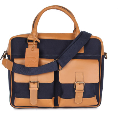 

Kaizu 17 inch Laptop Messenger Bag(Blue), Nev
