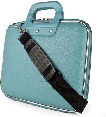 

SumacLife 14 inch Expandable Laptop Messenger Bag(Blue, Black), Black;blue