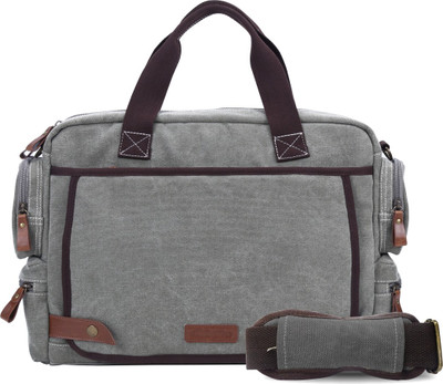 

Portronics 15 inch Laptop Messenger Bag(Multicolor), Green & dark brown