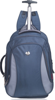 

Cosmus 15.6 inch Laptop Strolley Bag(Blue, Grey), Grey;navy blue