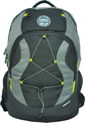 

Gear 16 inch Laptop Backpack(Black), Black- grey- green