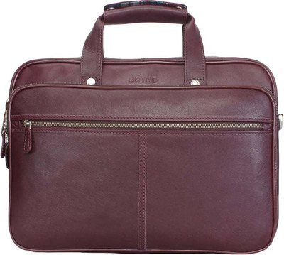 

Brune 15 inch Laptop Messenger Bag(Maroon), Burgundy