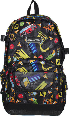 

Goldendays 15 inch Laptop Backpack(Multicolor), Black
