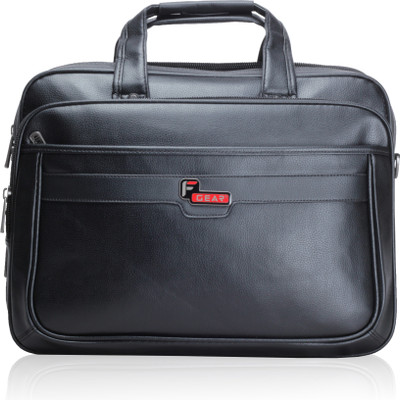 

F Gear 15 inch Expandable Laptop Messenger Bag(Black)