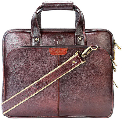 

JL Collections 15 inch Laptop Messenger Bag(Brown)