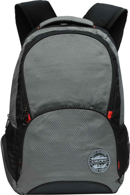 

Gear 15.6 inch Laptop Backpack(Black), Black grey orange