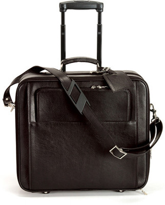 

Adamis 14 inch Trolley Laptop Strolley Bag(Maroon), Brown