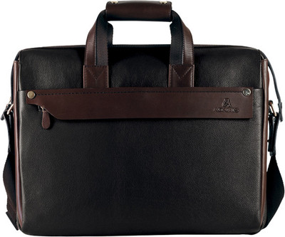 

Adamis 14 inch Laptop Messenger Bag(Brown), Black;brown