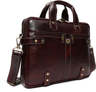 

Hammonds Flycatcher 14 inch Expandable Laptop Messenger Bag(Brown)