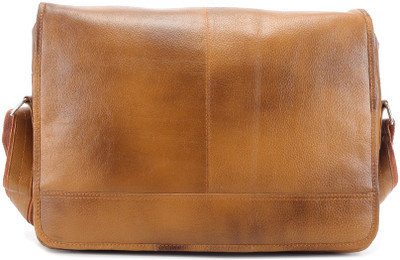 

Tortoise Laptop Messenger Bag(Brown), Light brown