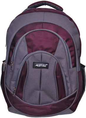 

Spyki 15 inch Laptop Backpack(Grey, Brown)