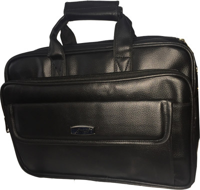 

Apnav 15 inch Expandable Laptop Messenger Bag(Black), Black 34